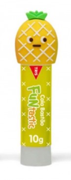 Cola Bastão - Funtastic - Tampinhas Divertidas - Amarelo - 10g - Tris