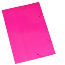 PASTA COM ELÁSTICO PAPELAO ROSA