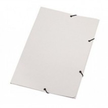 PASTA COM ELÁSTICO PAPELAO BRANCA