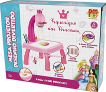MESA PROJETOR DESENHO DIVERTIDO - PIQUENIQUE DAS PRINCESAS
