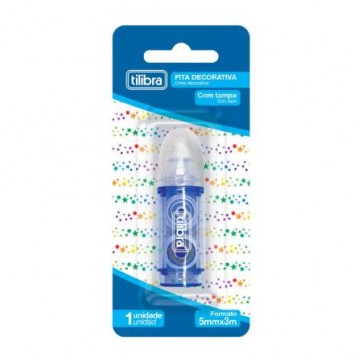 FITA DECORATIVA 5MMX3M - AZUL