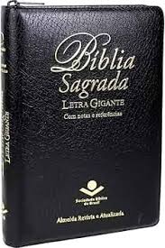 BÍBLIA SAGRADA COM LETRA GIGANTE - PRETA