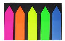BLOCO DE ANOTACAO STICKER ADESIVO SETA COM 125 FOLHAS COLORS 4,5X1,2CM